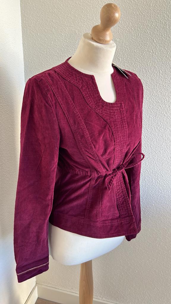 Surkana maat XL Nieuw paars corduroy jack 1380, Surkana, Surkana, Paars, Maat 46/48 (XL) of groter