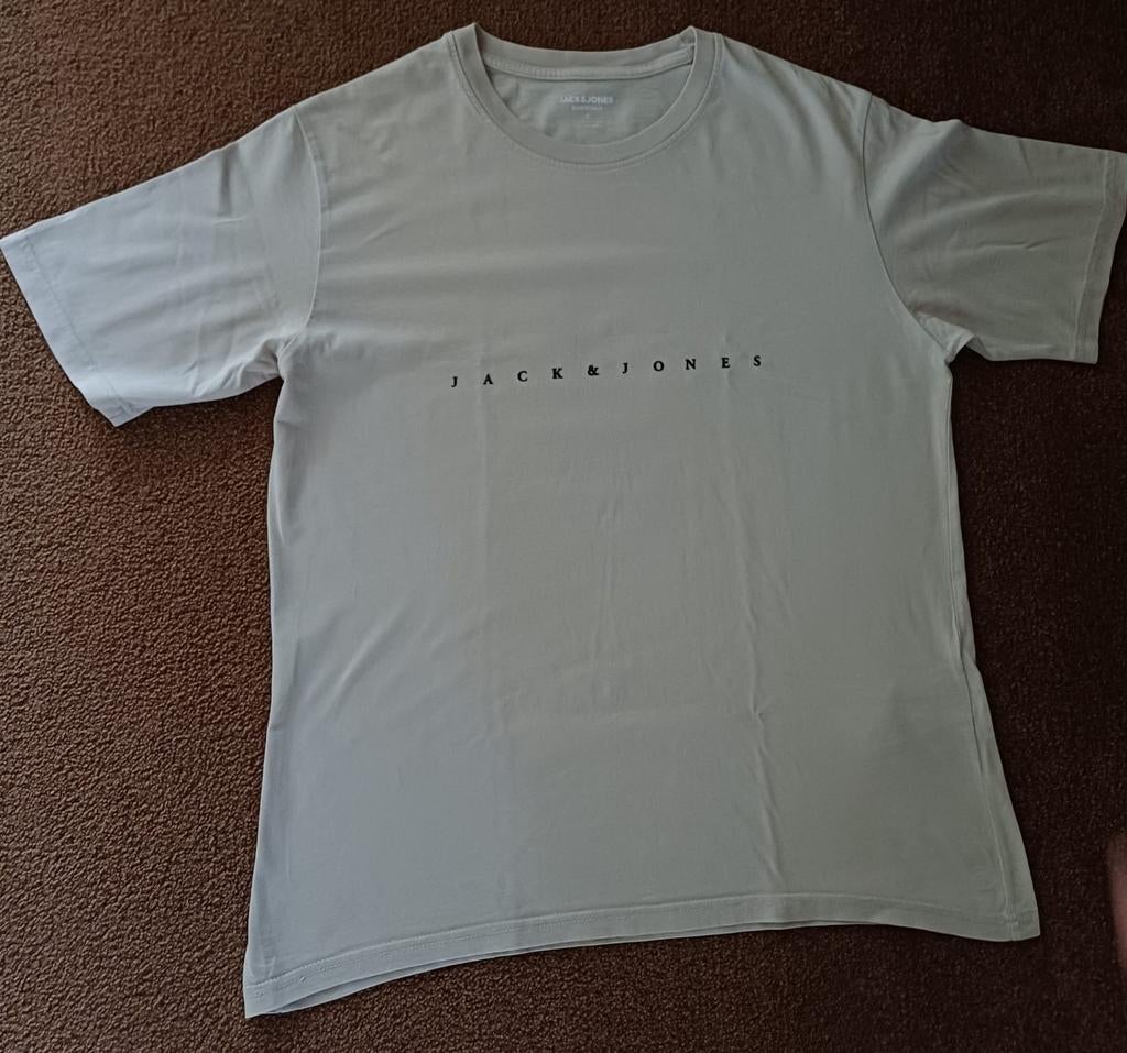 Beige T-shirt, Kleding | Heren, T-shirts, Beige, Ophalen of Verzenden, Zo goed als nieuw, Jack & Jones