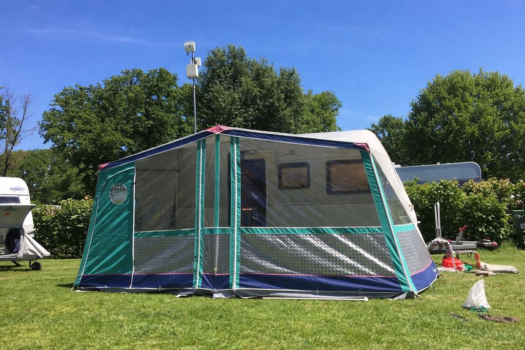 Luifel/Voortent Isabella SunFlex – Incl. Glasfiber frame!, Caravans en Kamperen, Tenten, Ophalen, Gebruikt, Tot en met 4