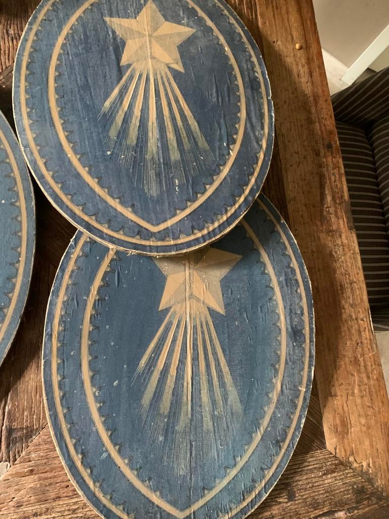 Antieke houten kerk vaandels, Ophalen of Verzenden