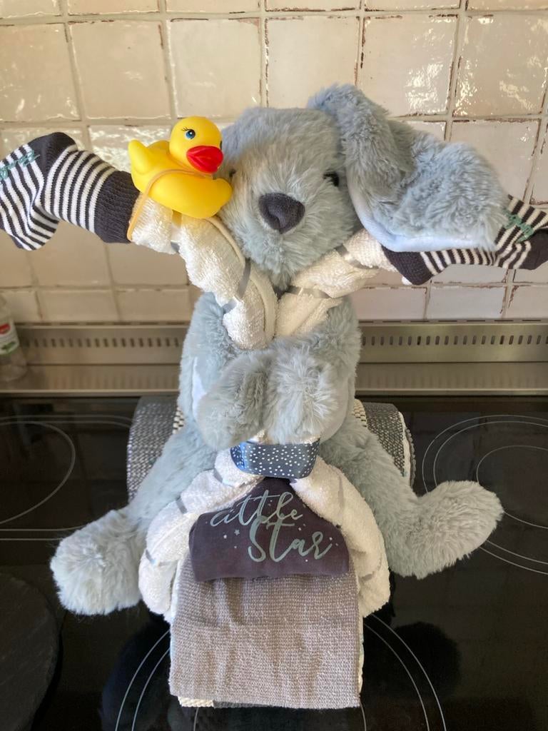 Unieke Kraamcadeaus: Luiertaarten met Knuffels, Kinderen en Baby's, Kraamcadeaus en Geboorteborden, Nieuw, Kraamcadeau, Ophalen of Verzenden