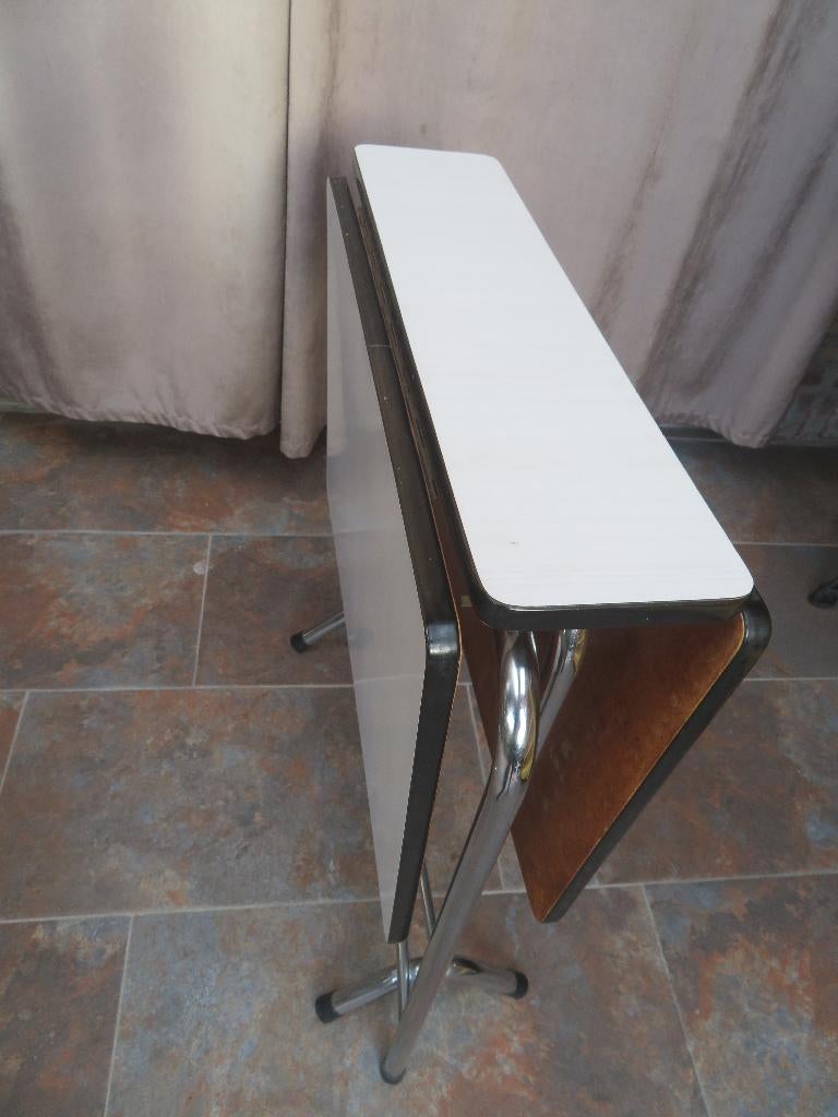 VINTAGE RETRO TAFEL 100X60 cm. INKLAPBAAR jaren 50/60, Ophalen, Huis en Inrichting