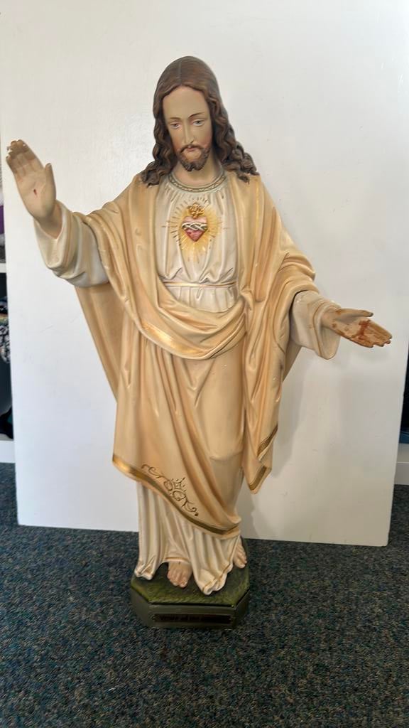 Heilig hart beeld van Jezus, Antiek en Kunst, Antiek | Religie, Ophalen