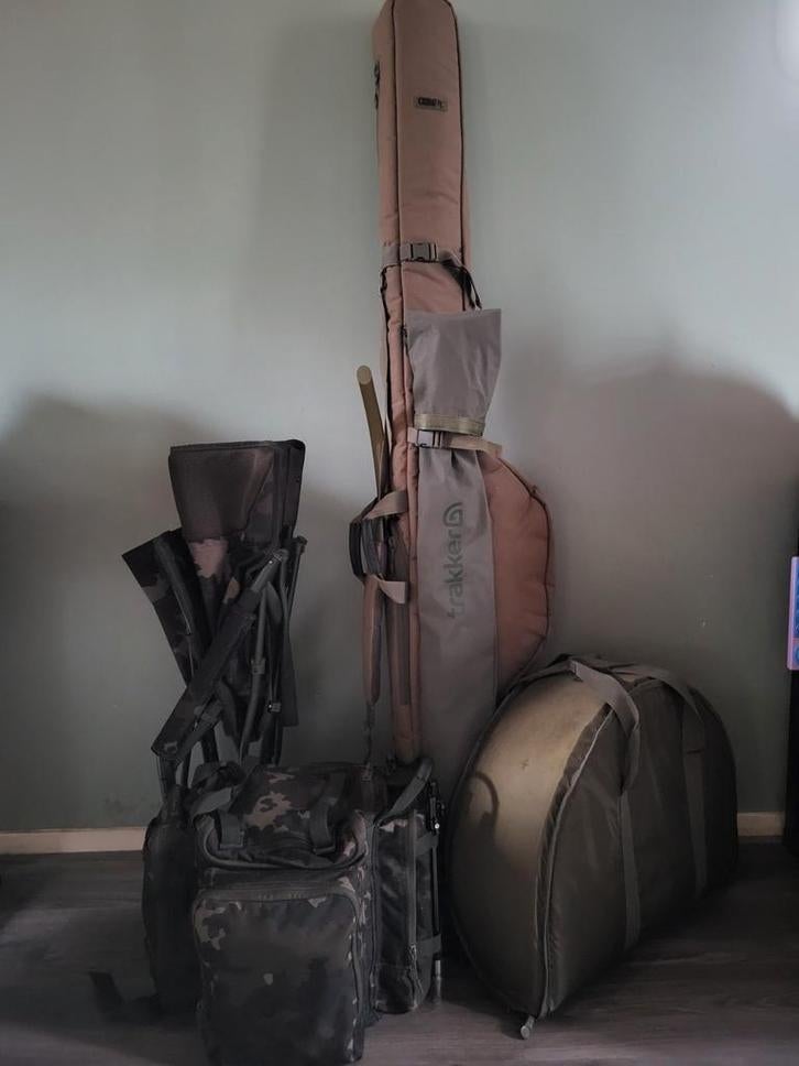 Karperset nieuw delkim Trakker korda esp shimano, Ophalen, Nieuw, Complete set