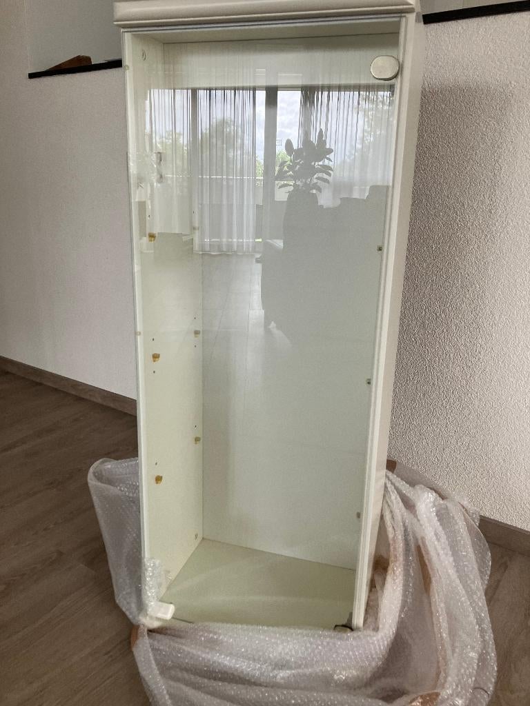 Interstar vitrinekast, Huis en Inrichting, Ophalen, Gebruikt, Minder dan 150 cm, 150 tot 200 cm