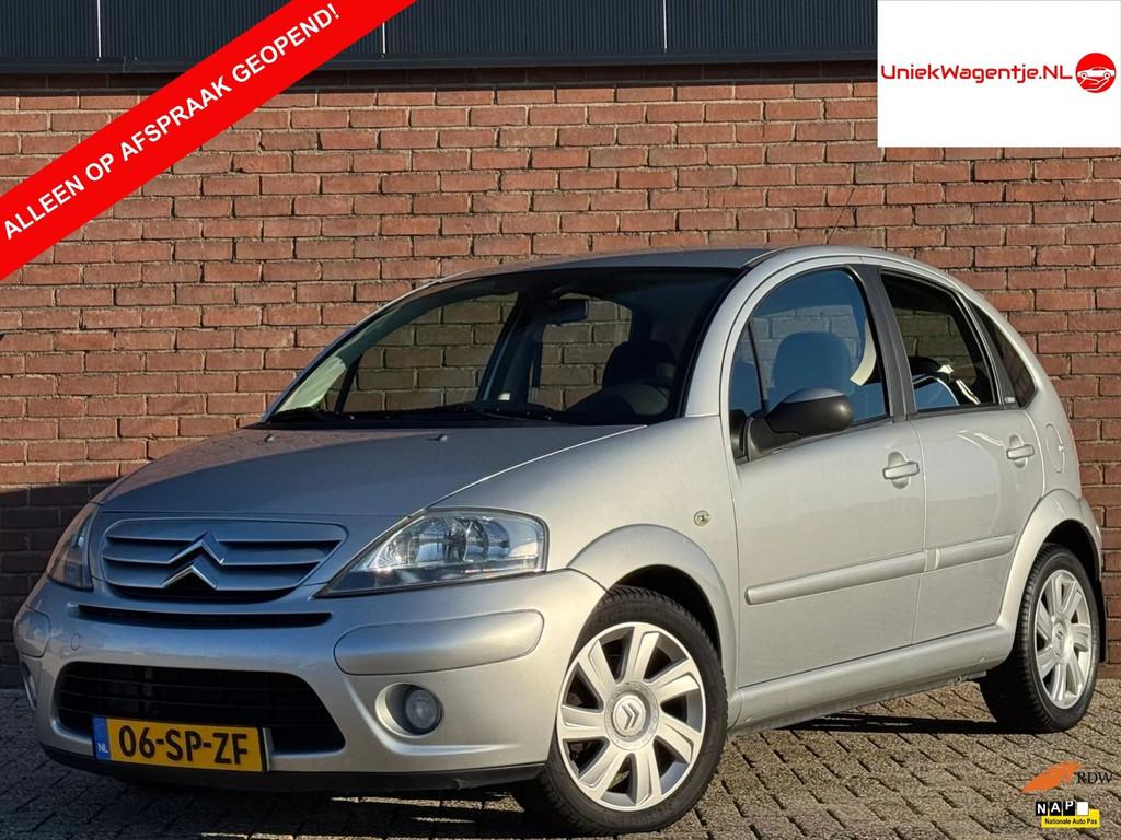 Citroën C3 1.6i-16V EXCLUSIVE | NL-AUTO! | CRUISE! | CLIMA!, Auto's, Gebruikt, Zwart, 1108 kg, 49 €/maand