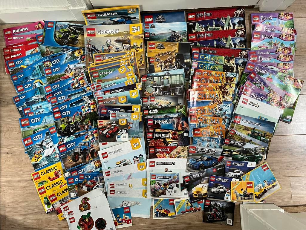 partij lego boekjes/ bouwinstructies ,city, creator, ninjago, Ophalen of Verzenden, Gebruikt, Losse stenen, Lego