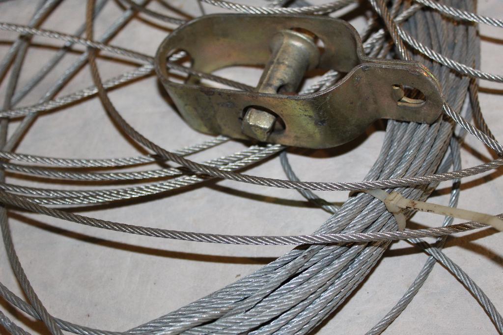 staalkabel 25 meter lang, Ophalen of Verzenden, Gebruikt, 250 mm of meer