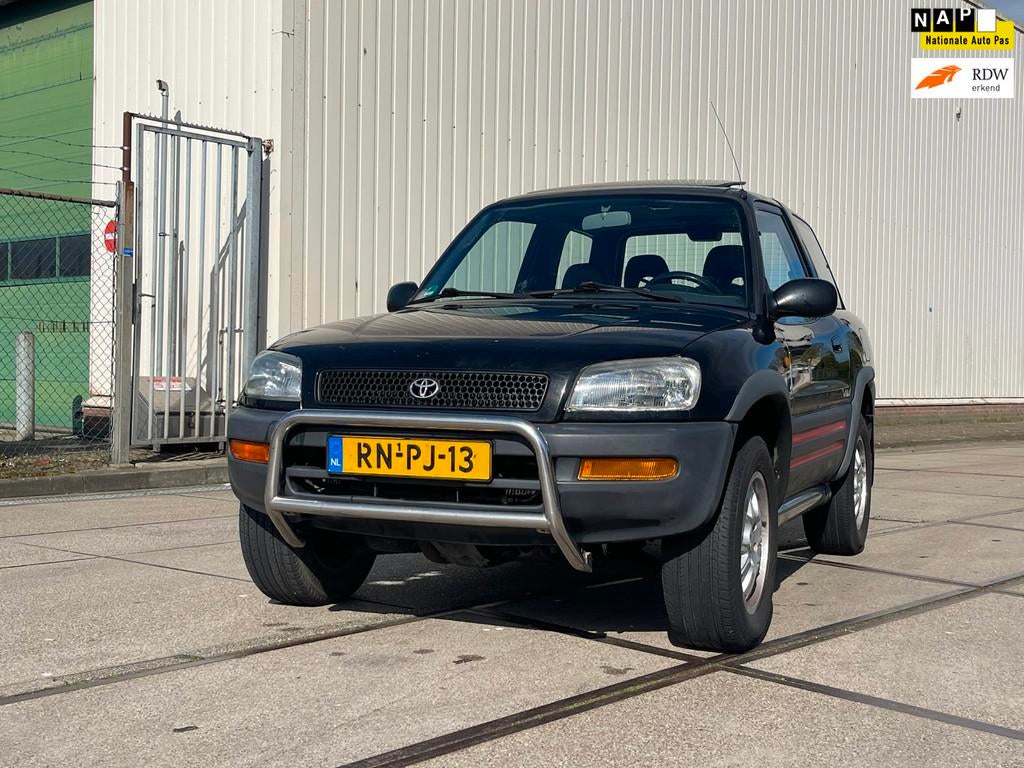 Toyota FunCruiser RAV4 2.0i 1997 4x4 2x Schuifdak Zwart, Euro 2, Gebruikt, 4 cilinders, 129 pk