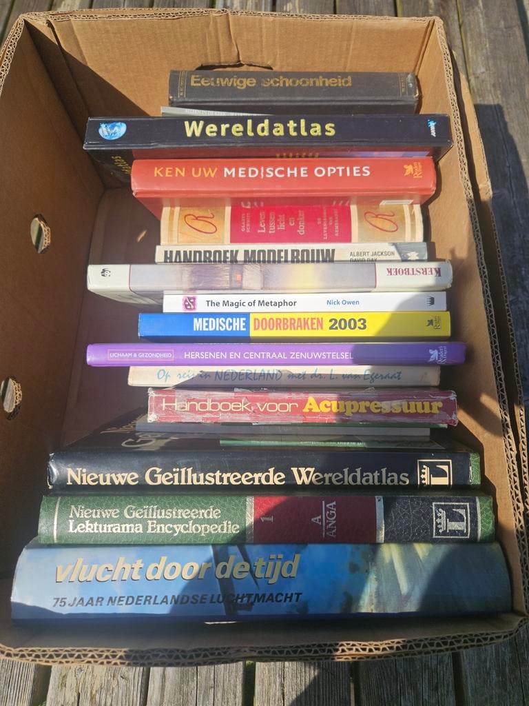 Boekendoos, Geschiedenis, Aardrijkskunde, Medisc, Ophalen, Gelezen