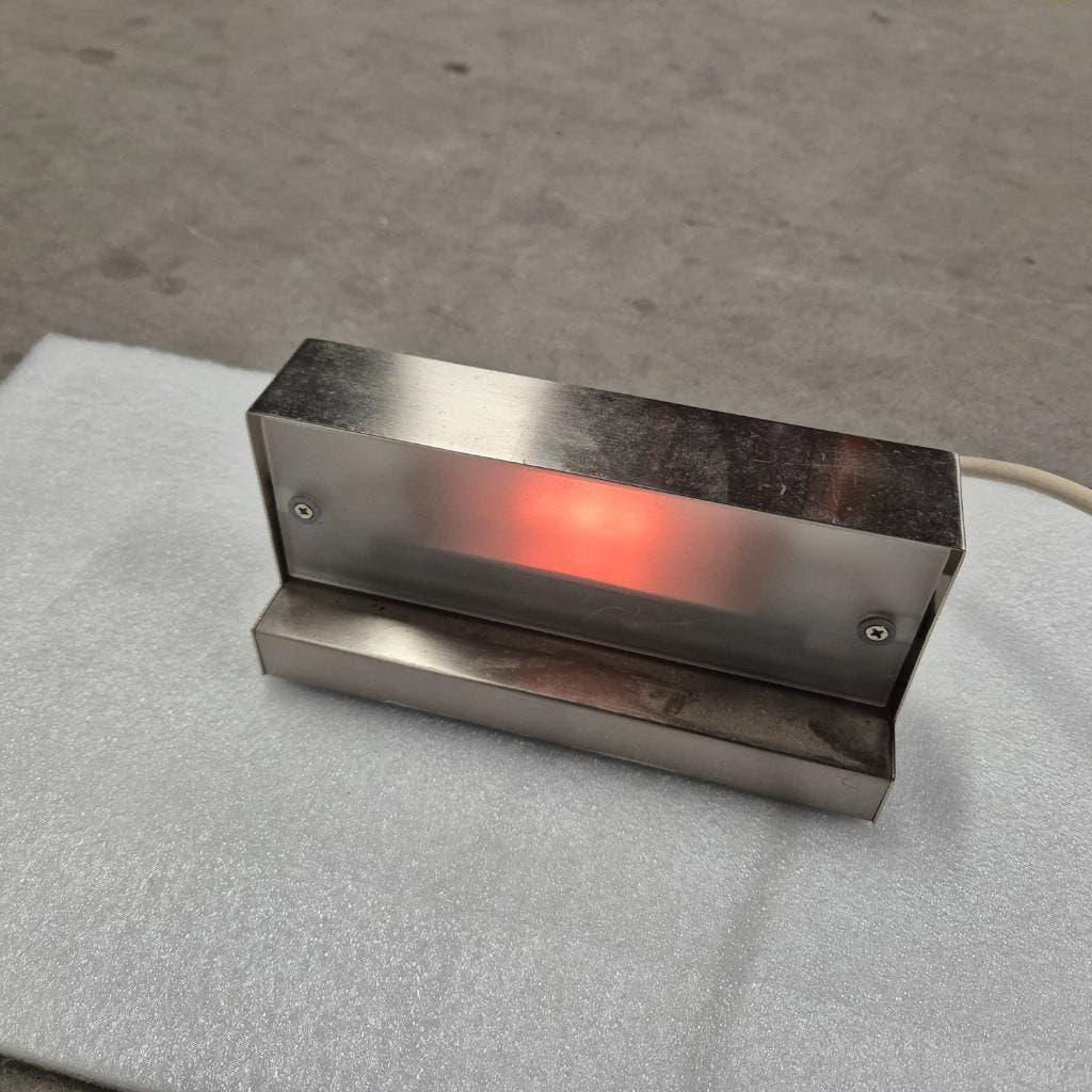 LUXE RVS WANDSPOT 100 WATT HALOGEEN REGELBAAR, Huis en Inrichting, Ophalen of Verzenden, Nieuw, Metaal of Aluminium, Halogeen