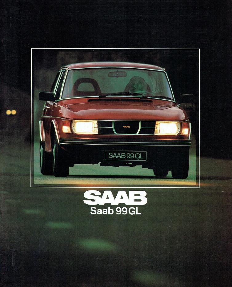 Folder Saab 99 GL (1979), Verzenden, Gelezen, Overige merken