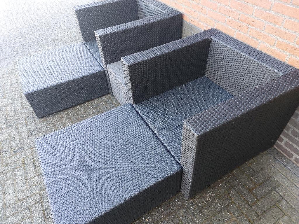 Loungeset P&R Design, Ophalen, 4 zitplaatsen, Gebruikt, Loungeset