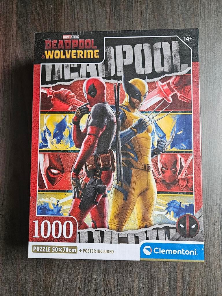 Puzzel // Deadpool Wolverine 1000 stukjes, Ophalen of Verzenden, 500 t/m 1500 stukjes, Nieuw, Legpuzzel