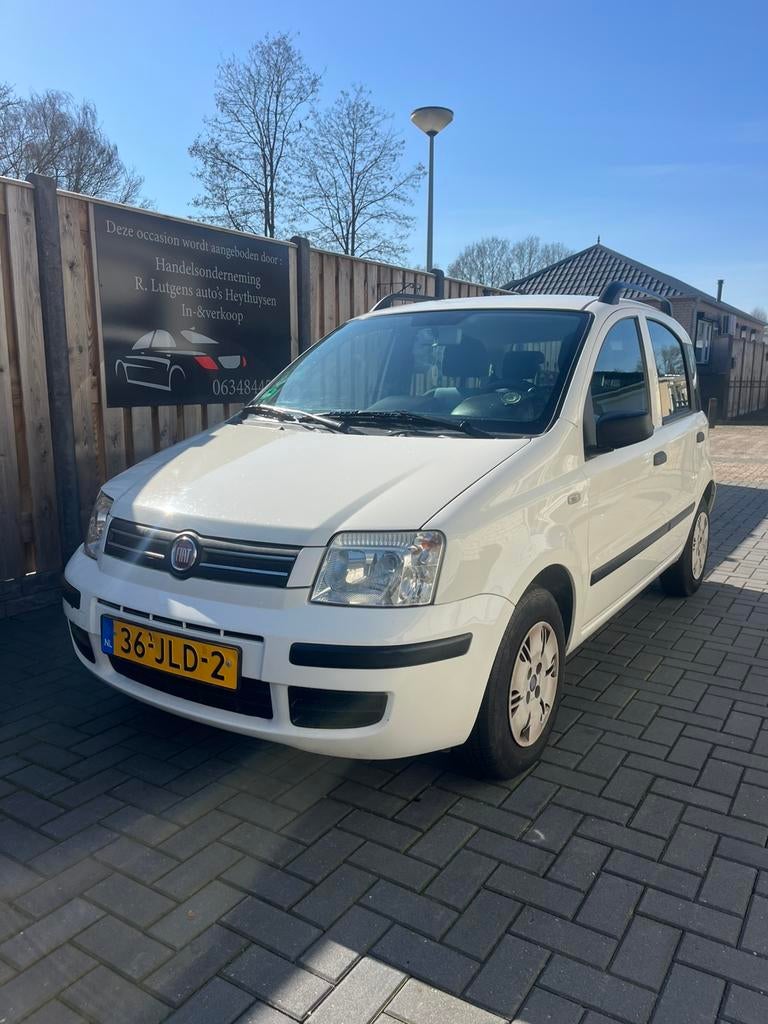 Fiat Panda 1.2 44KW 60PK 2009 Wit, Auto's, Fiat, Voorwielaandrijving, 1242 cc, Wit, Origineel Nederlands
