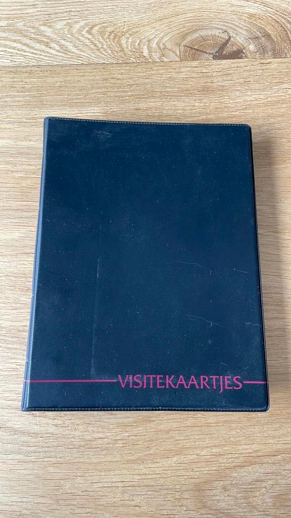 Mapje bewaarmap ringband voor visitekaartjes, Ophalen of Verzenden, 2000 tot heden, Visitekaartje