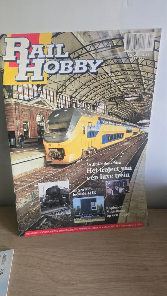 Rail Hobby Tijdschrift Juli/Augustus 2001, Ophalen of Verzenden