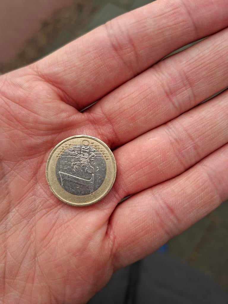 Zeldzame 1 Euro munt Frankrijk 2001, Postzegels en Munten, Munten | Europa | Euromunten, Ophalen, Frankrijk, 1 euro, Losse munt