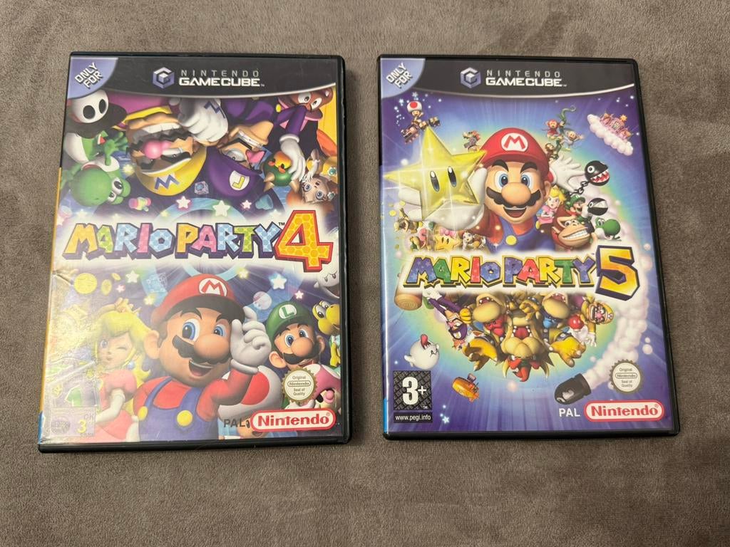 Mario party 4 + 5, Spelcomputers en Games, 3 spelers of meer, Ophalen of Verzenden, Zo goed als nieuw, Vanaf 3 jaar