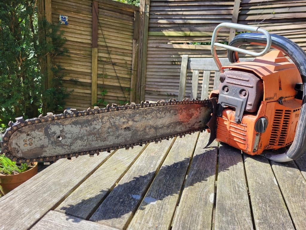 Husqvarna 181 SE Kettingzaag - Krachtig en Betrouwbaar, Tuin en Terras, Handzagen, Gebruikt, Boomzaag, Ophalen