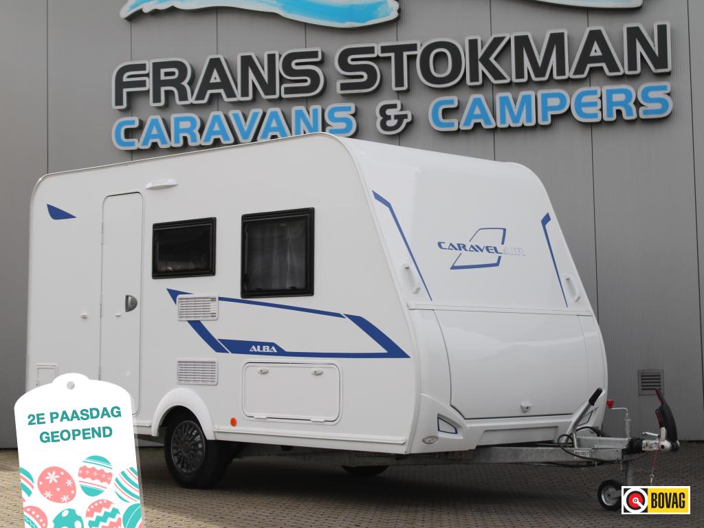 Caravelair Alba 390 Dwars bed Luifel Boiler 1100KG, Caravans en Kamperen, Caravans, Schokbreker, Bedrijf, Treinzit, 4 tot 5 meter