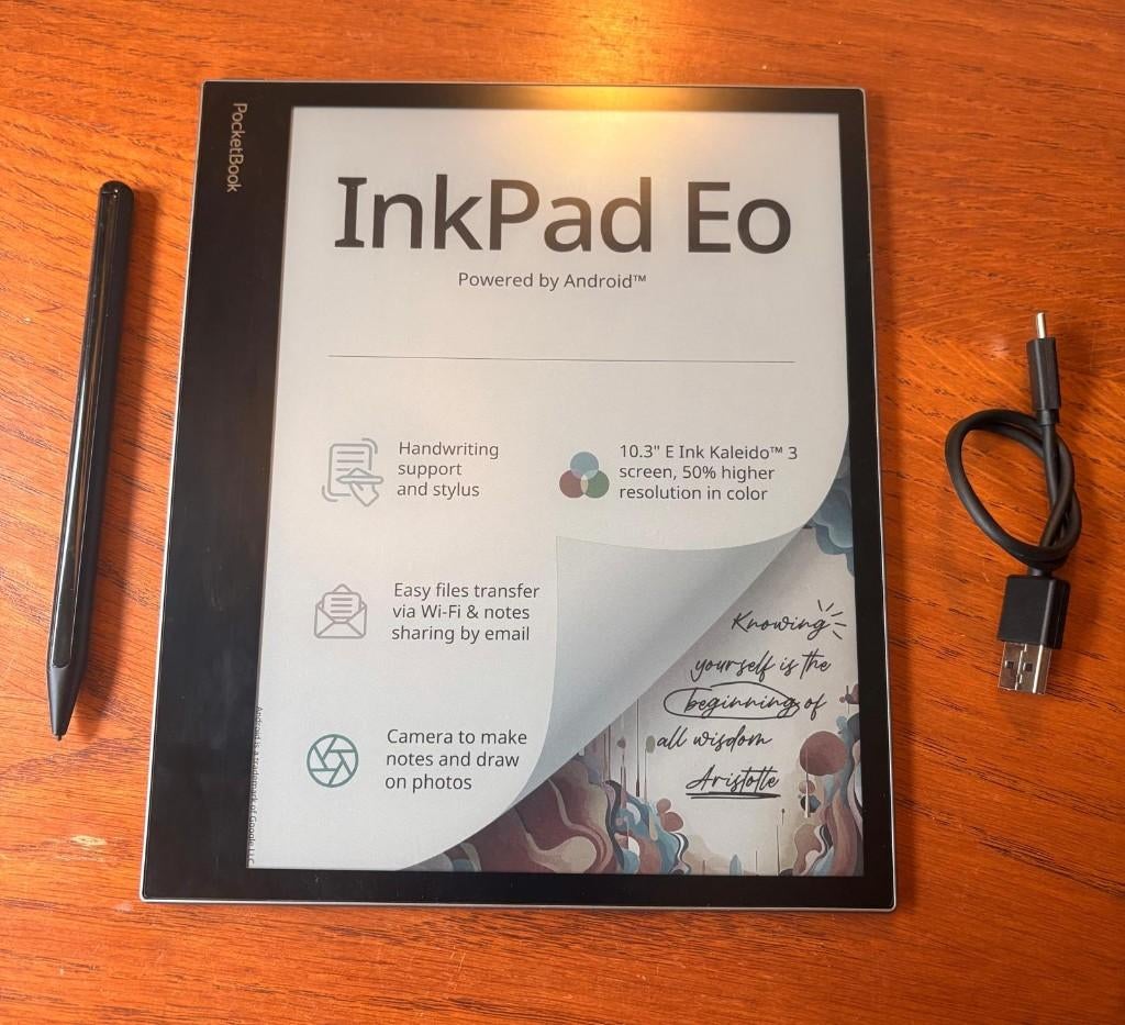 PocketBook InkPad Eo e-reader / digital notepad, Computers en Software, E-readers, Bluetooth, Ophalen of Verzenden, Zo goed als nieuw