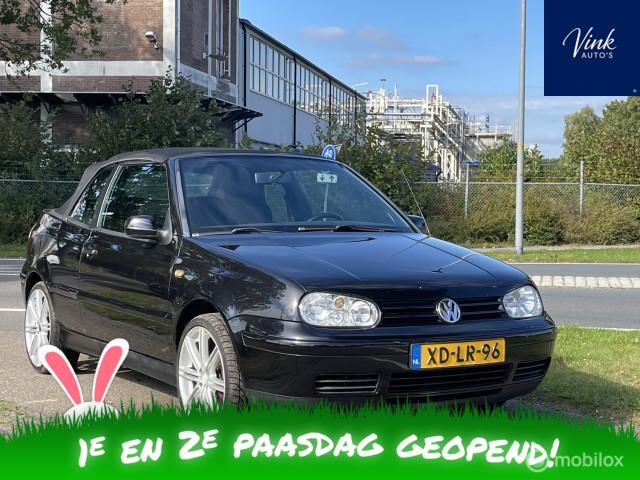 Volkswagen Golf Cabrio 1.8 Trendline, Gebruikt, 4 cilinders, 4 stoelen, Zwart