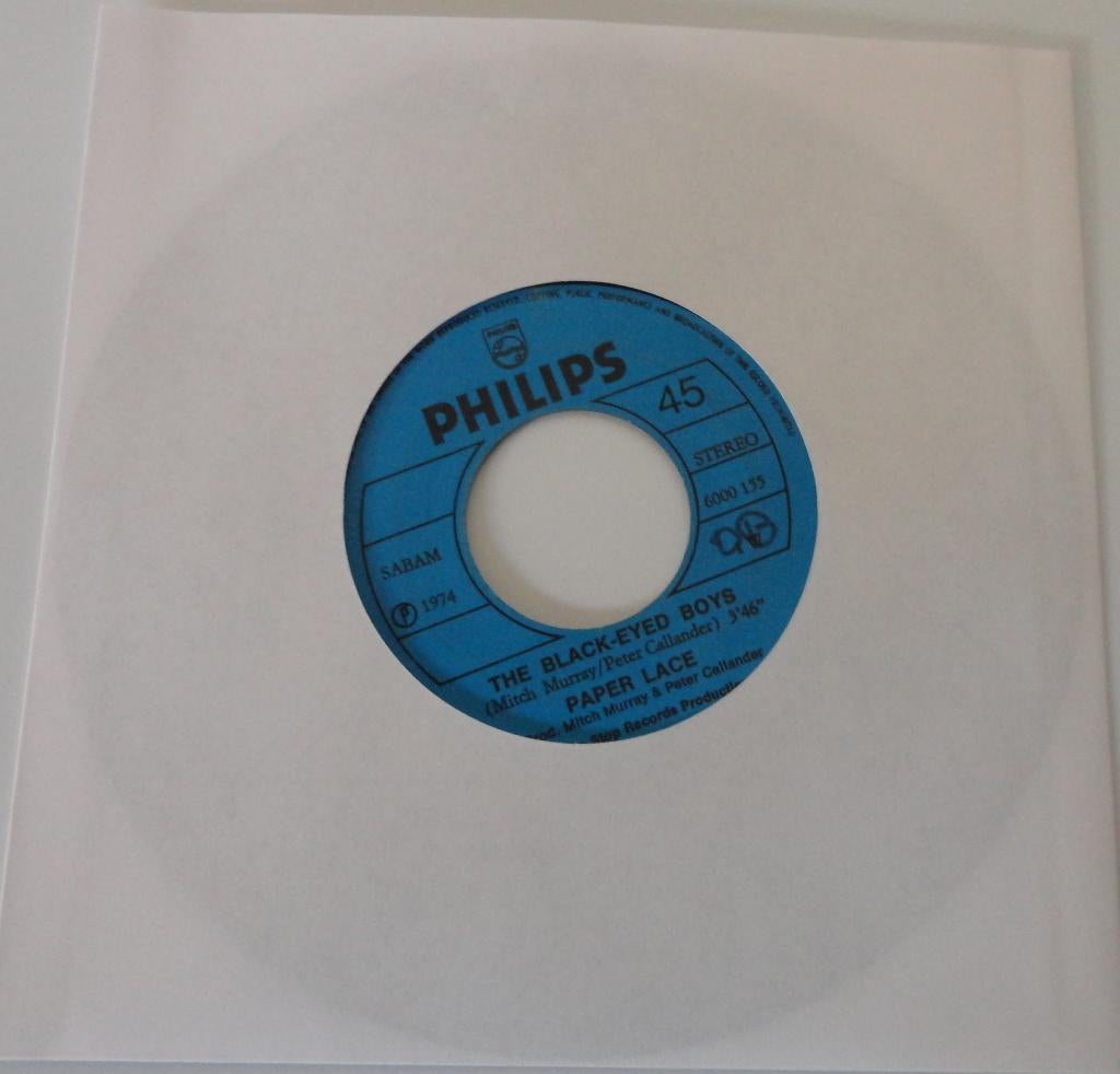 Paper Lace > The Black Eyed Boys, Cd's en Dvd's, Vinyl Singles, Gebruikt, 7 inch, Single, Ophalen of Verzenden