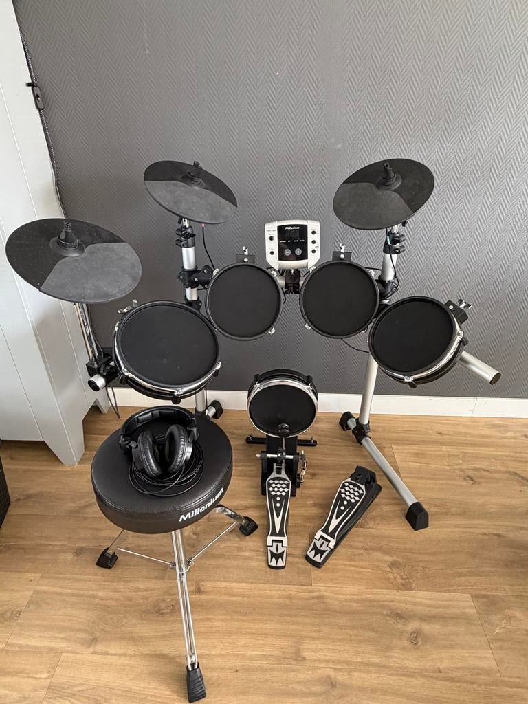 Millenium HD-120 E-Drum Set - Compleet drumstel, Muziek en Instrumenten, Ophalen of Verzenden, Zo goed als nieuw, Overige merken