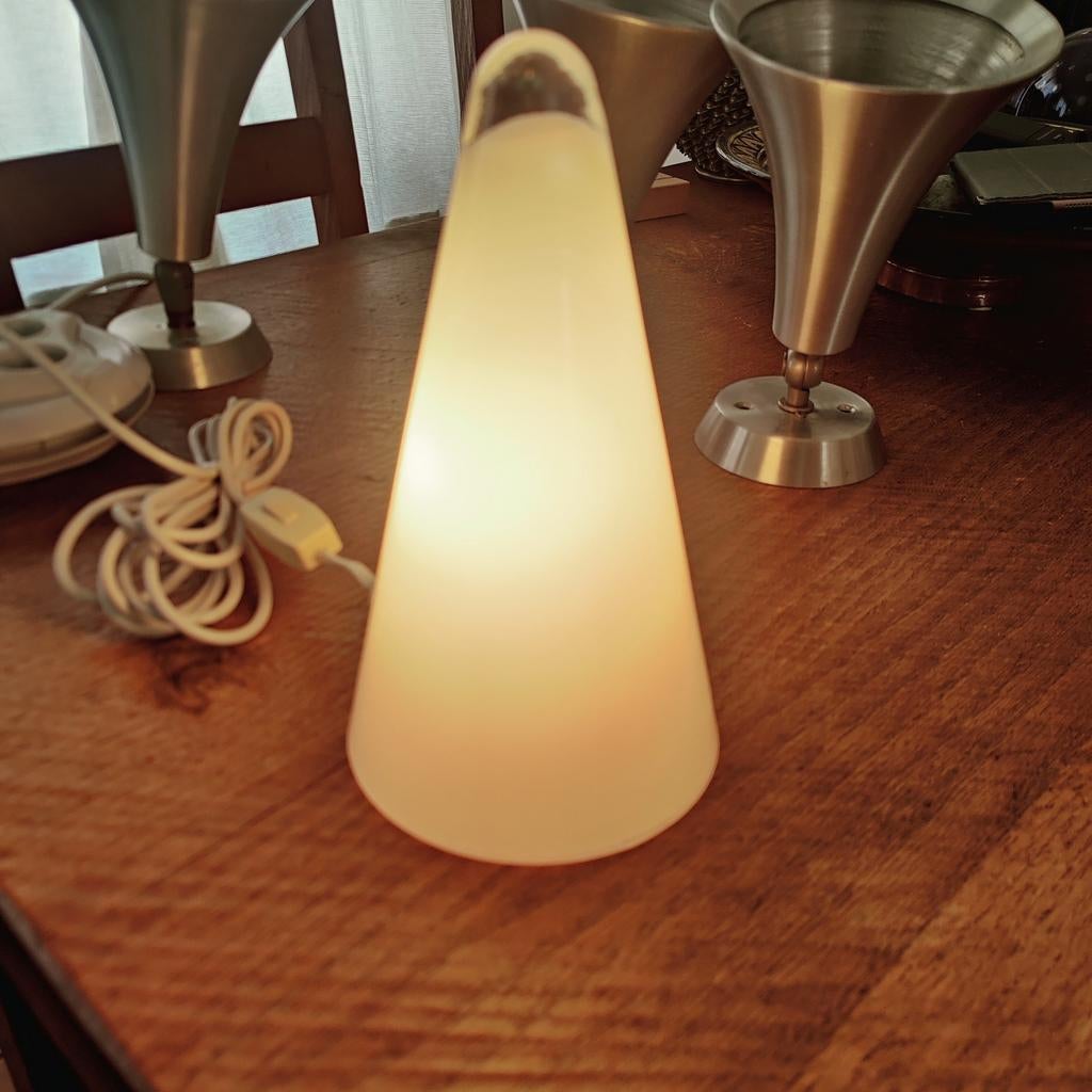 Massive teepee lamp jaren 90, Huis en Inrichting, Lampen | Tafellampen, Vintage, Ophalen of Verzenden, Zo goed als nieuw, Minder dan 50 cm