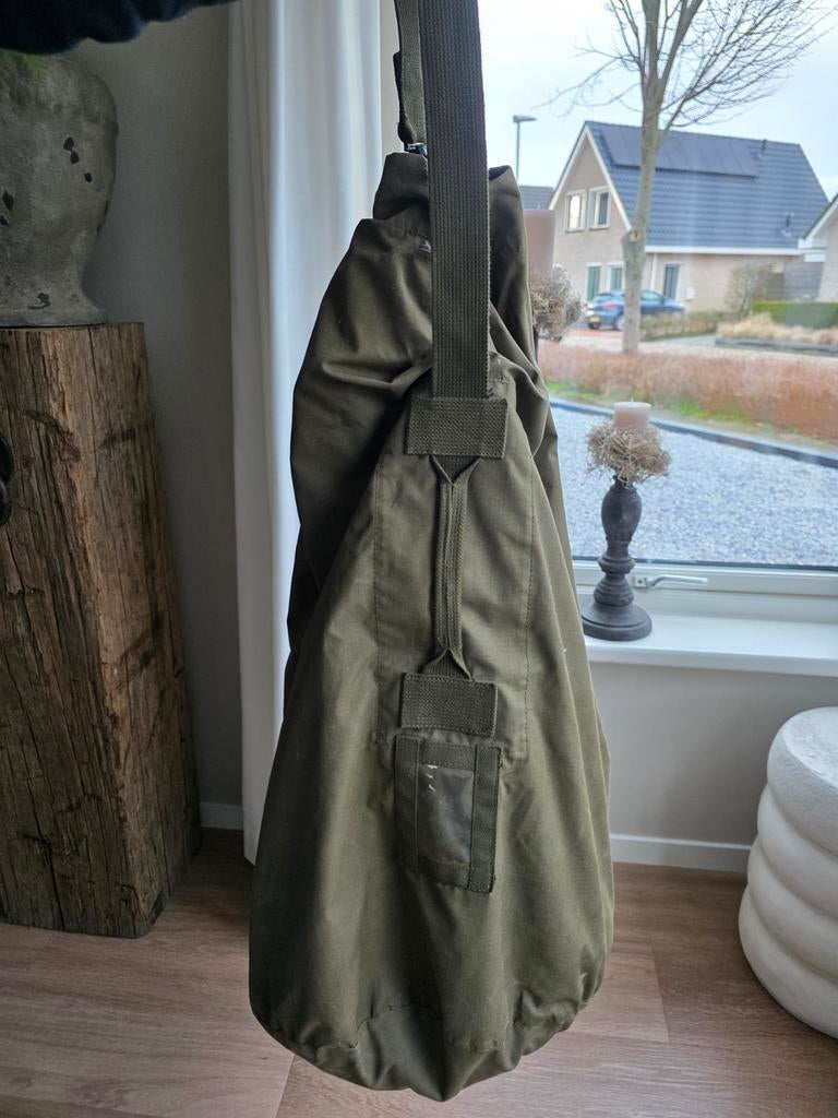 Leger Plunjezak - Robuuste Groene Tas, Overige merken, Gebruikt, 25 tot 40 cm, Ophalen of Verzenden