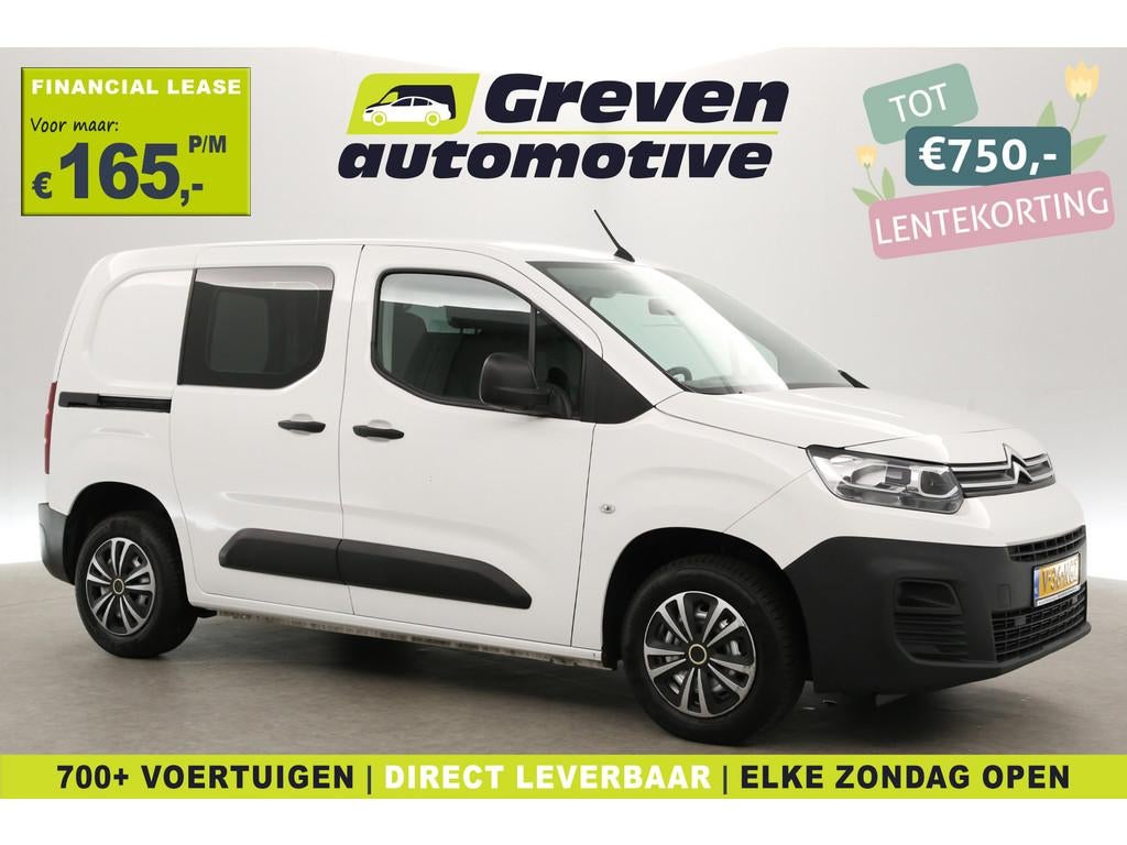 Citroën Berlingo 1.2 PureTech | 111PK | Benzine | Airco | C, Auto's, Bestelauto's, Voorwielaandrijving, Gebruikt, Euro 6, 1199 cc