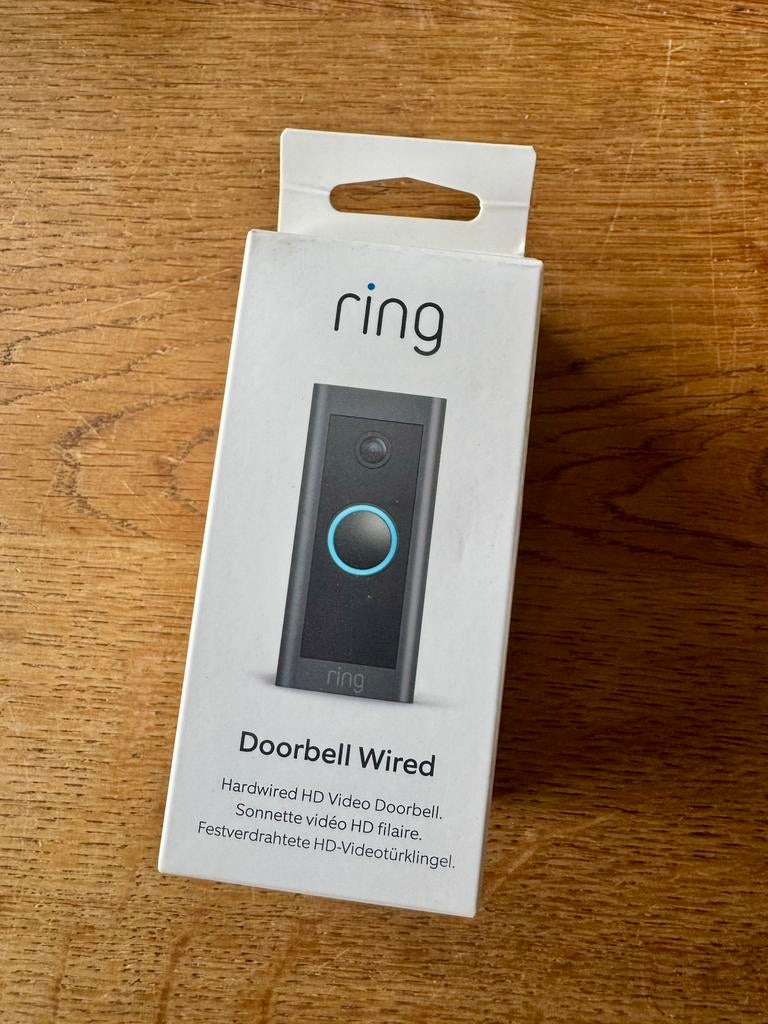 Video deurbel, Ophalen of Verzenden, Ingebouwde camera, Zo goed als nieuw, Bedraad