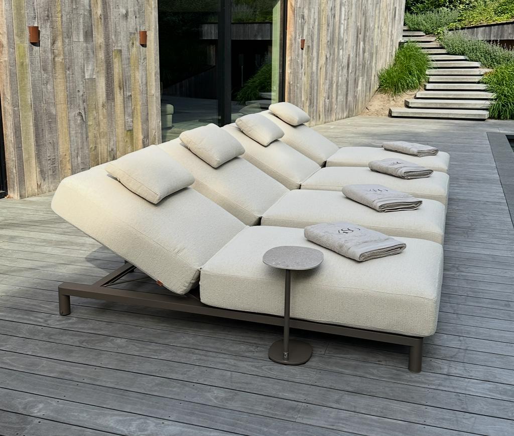 Maxime ligbed 4 Seasons Outdoor daybed - EXCLUSIEF, Tuin en Terras, Ligbedden, Verzenden, Nieuw, Aluminium, Verstelbaar