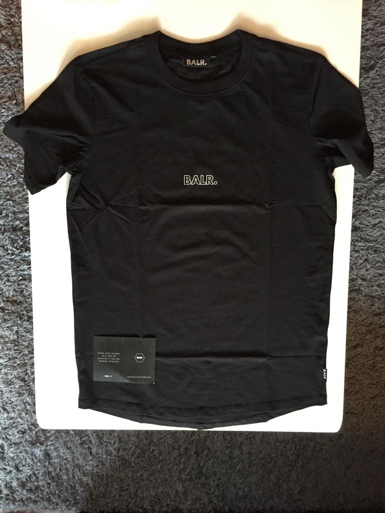 Zwarte Balr balr. Black label t shirt T-shirt shirtje maat L, Kleding | Heren, Ophalen of Verzenden, Nieuw, Zwart