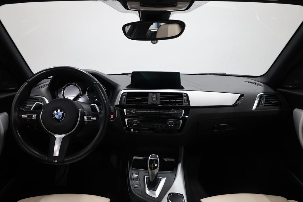 BMW 1-serie M140i Special Edition LED/SCHUIFDAK/LEER+S.VERWA, Achterwielaandrijving, Gebruikt, Blauw, 340 pk