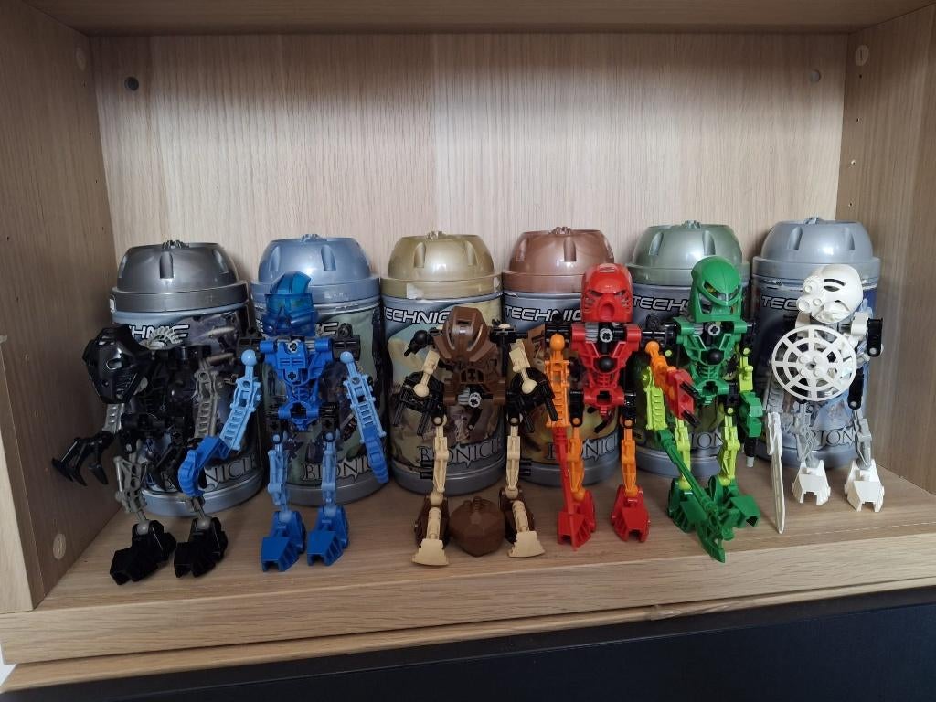 LEGO Bionicle Toa Mata 2001–Complete Set +Canister + instr, Compleet, Bionicle, Lego, Ophalen of Verzenden