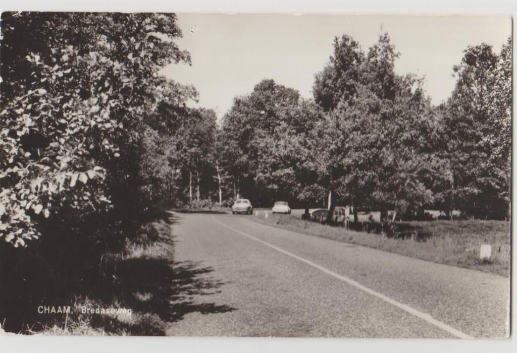Chaam Bredaseweg 1971., Verzenden, 1960 tot 1980, Gelopen, Noord-Brabant