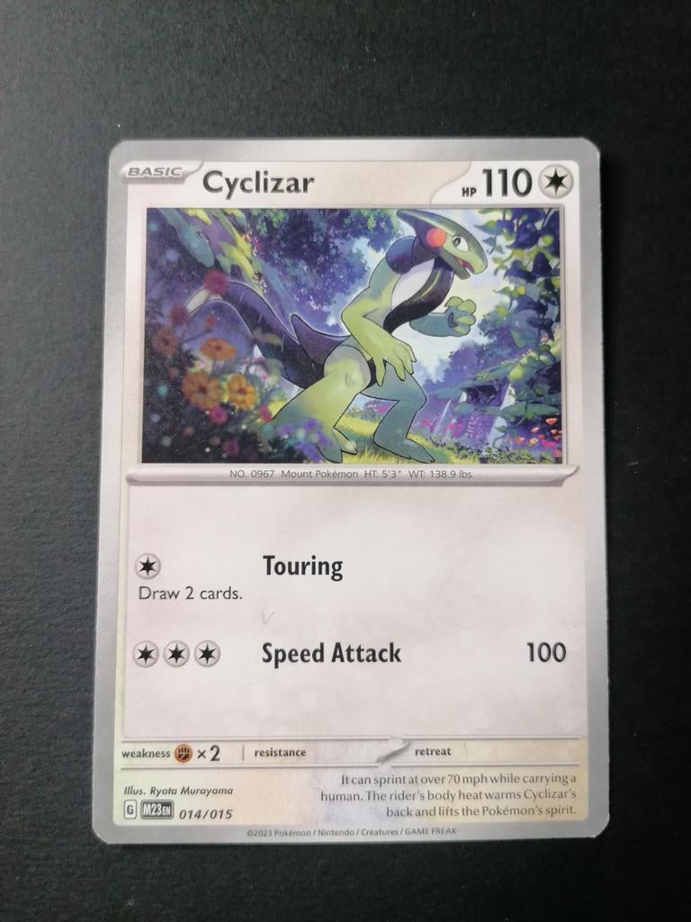 Cyclizar - McDonald's Match Battle 2023 014/015 - Pokémon, Ophalen of Verzenden, Zo goed als nieuw