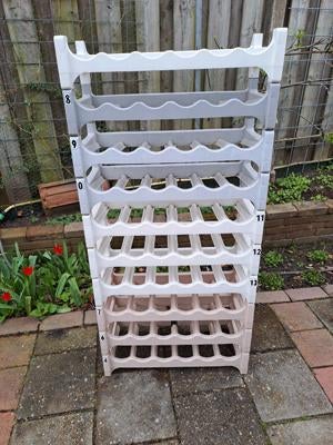 Flessenrekken, Ophalen of Verzenden, Gebruikt