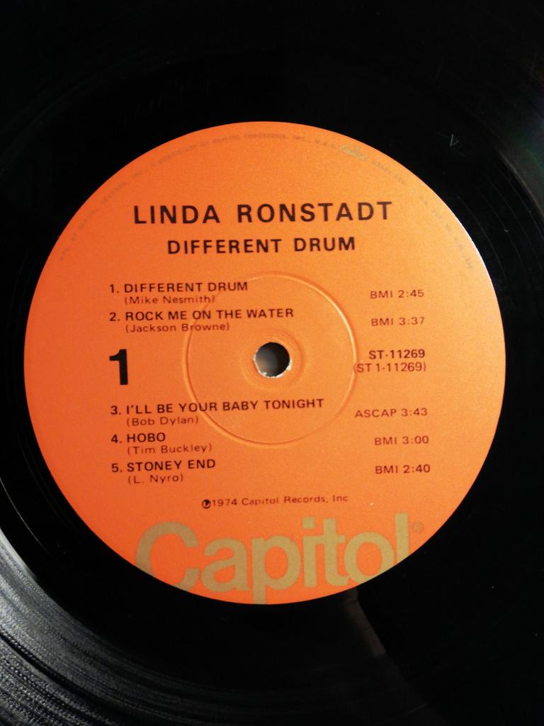 Linda Ronstadt-Different drum LP Vinyl in andere hoes, Cd's en Dvd's, Vinyl | Rock, Ophalen of Verzenden