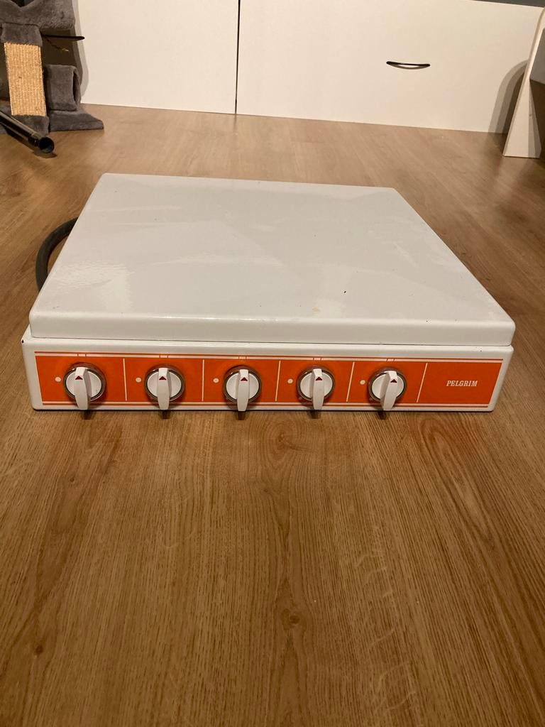 Pelgrim 5-pits gasfornuis - Compact en Vrijstaand, Ophalen, Gebruikt, Minder dan 85 cm, 4 kookzones