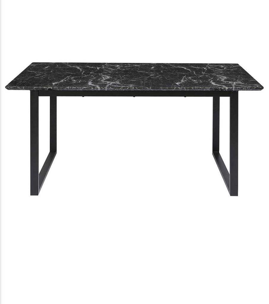 Eettafel marmer 4 persoons, Huis en Inrichting, Tafels | Eettafels, Ophalen, Zo goed als nieuw