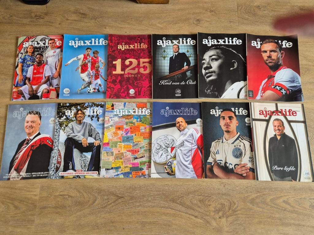 Ajax Life tijdschriften, Ophalen of Verzenden, Gelezen, Sport en Vrije tijd