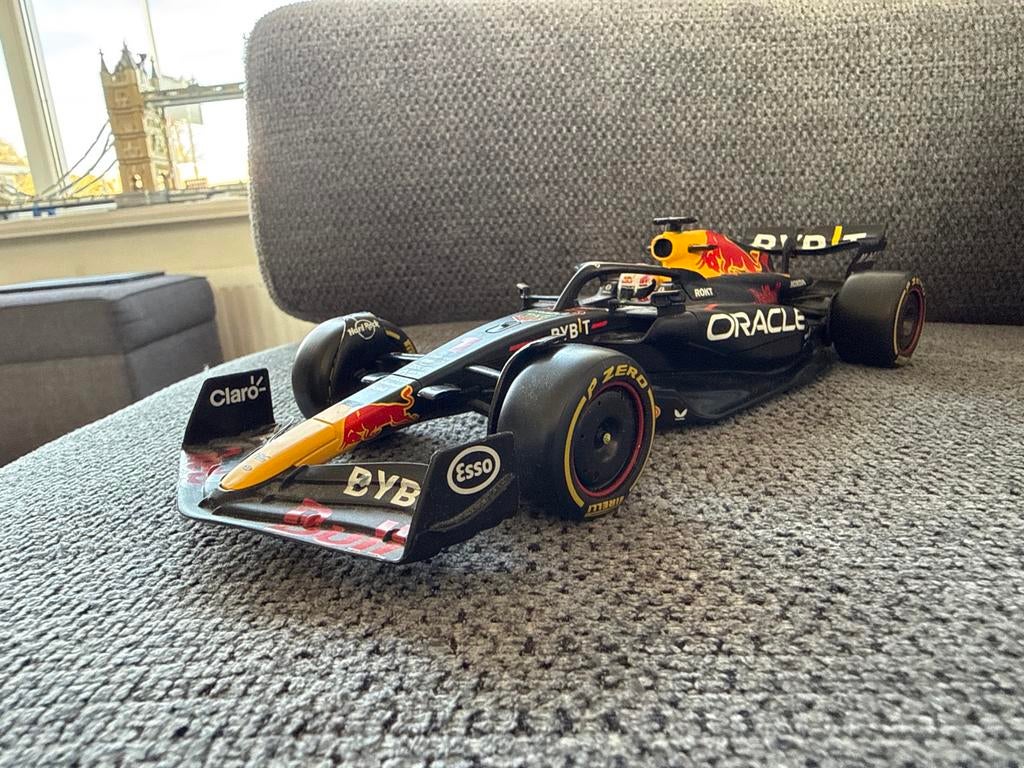 Red Bull Racing F1 modelauto Max Verstappen, Overige merken, Gebruikt, Auto, Groter dan 1:32