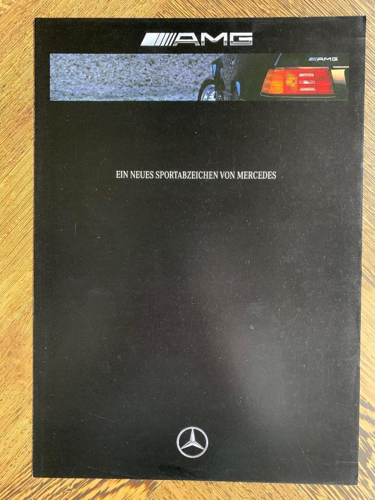 Folder brochure Mercedes-Benz accessoires AMG 1992 nieuw!, Nieuw, Mercedes-Benz, Mercedes, Ophalen of Verzenden