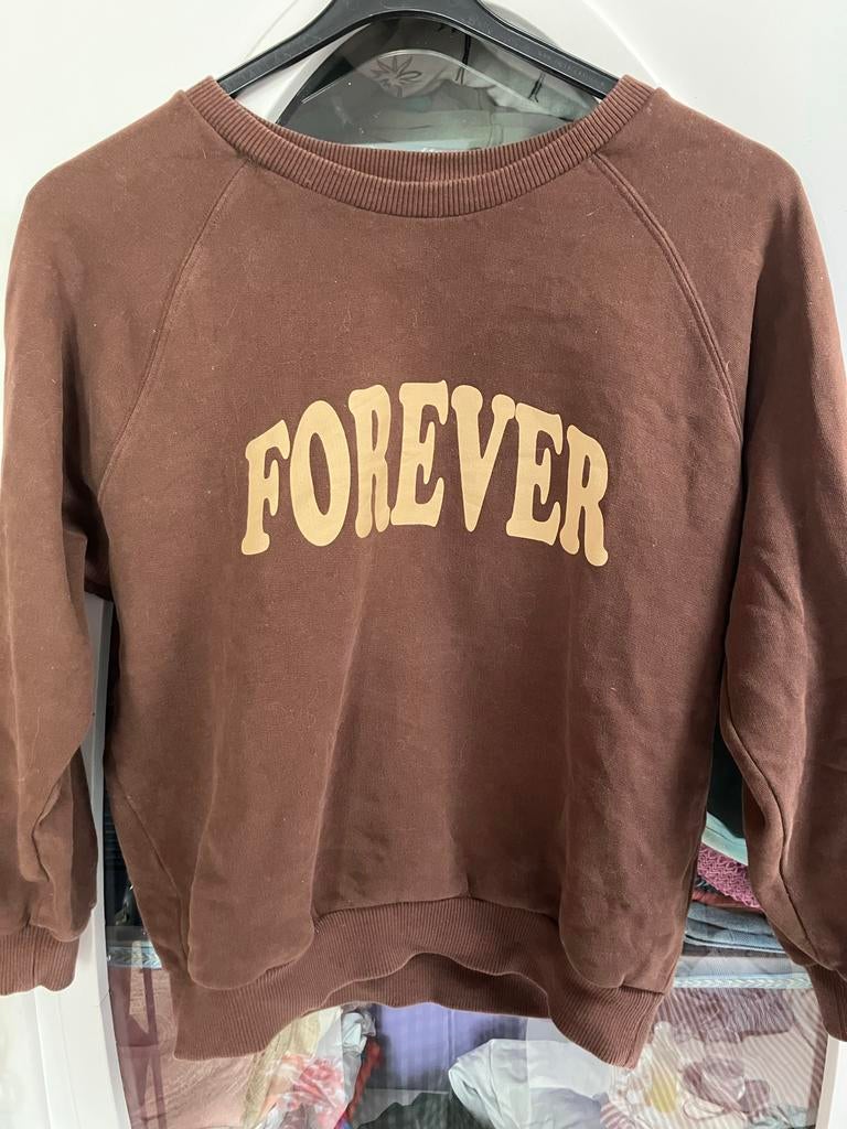 Bruine trui maat 152 - Emile en ida, Ophalen of Verzenden, Zo goed als nieuw, Jongen of Meisje, Trui of Vest