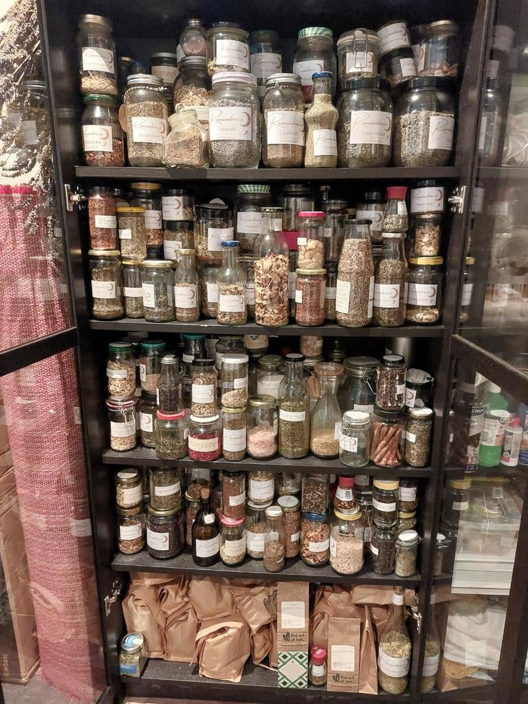 Grote collectie gedroogde kruiden & botanicals, Ophalen, Nieuw