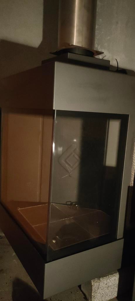 Harrie Leenders Trias Mk2 Gaskachel Wandhaard, Huis en Inrichting, Haarden, Ophalen, Zo goed als nieuw, Hangende haard, Gashaard