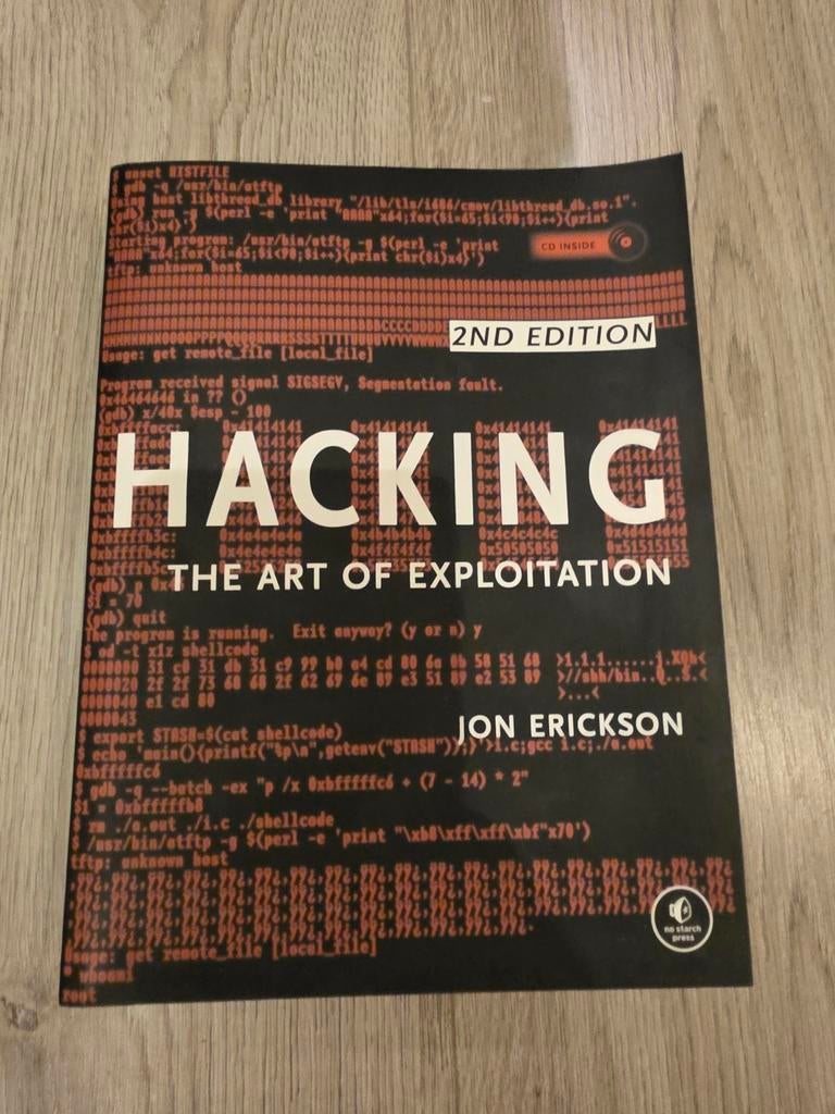 Hacking: The Art of Exploitation - Jon Erickson, Ophalen of Verzenden, Gelezen, Vakgebied of Industrie, Jon Erickson